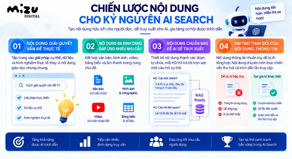 Chiến lược nội dung cho kỷ nguyên AI Search