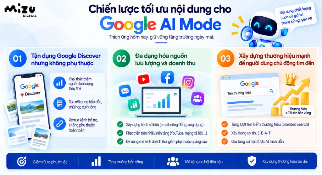 Chiến lược tối ưu nội dung cho Google AI Mode