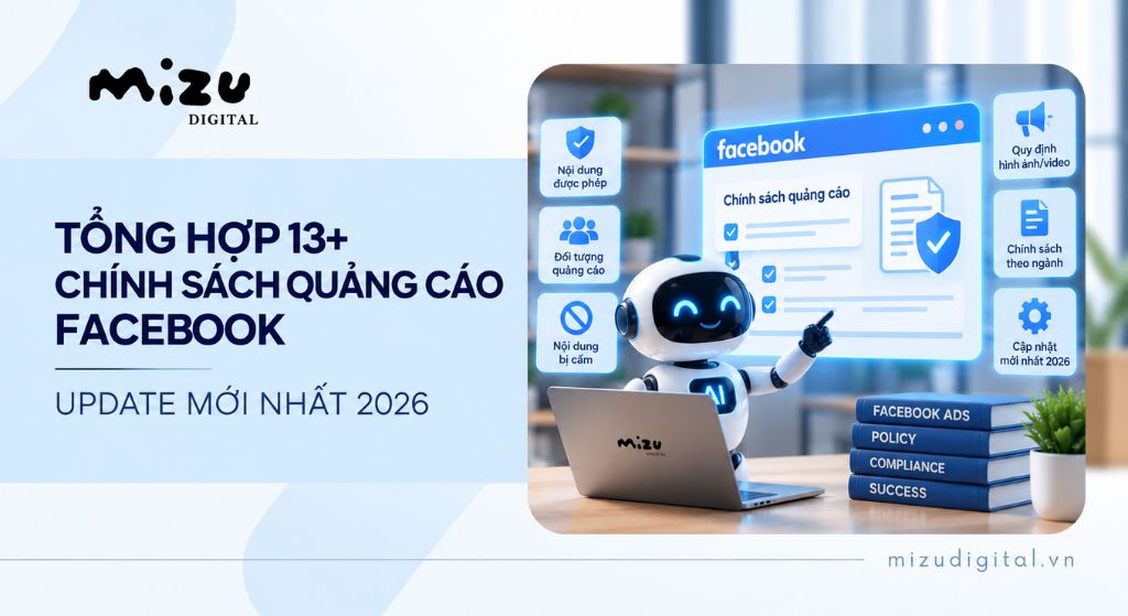 Tổng hợp 13+ chính sách quảng cáo Facebook Update mới nhất 2026