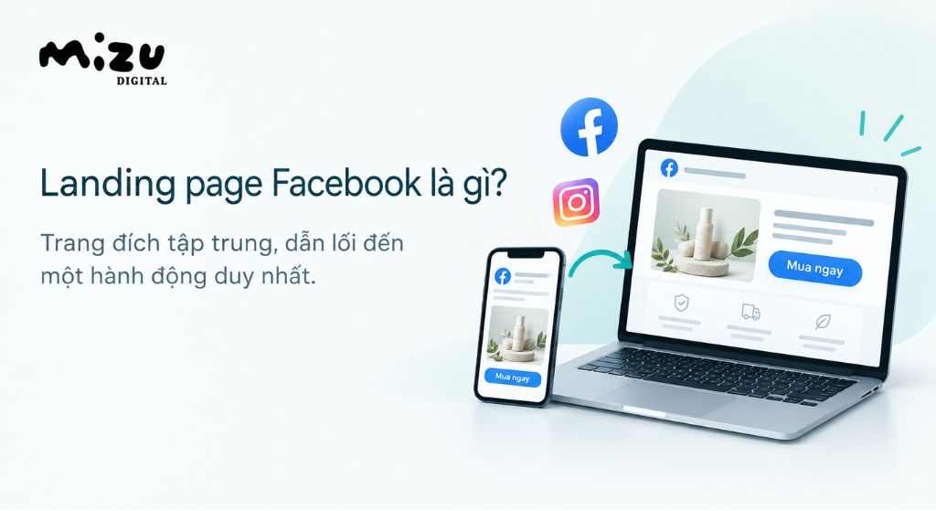 Landing page Facebook