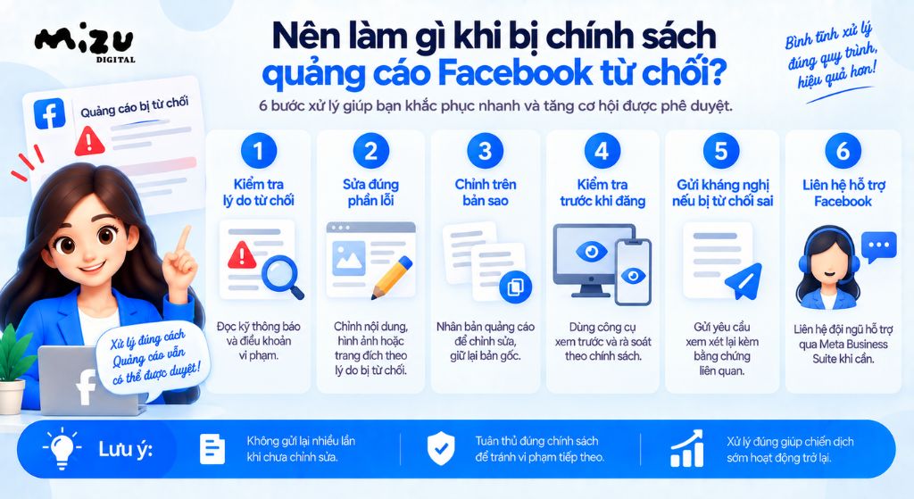 Chính sách quảng cáo Facebook từ chối