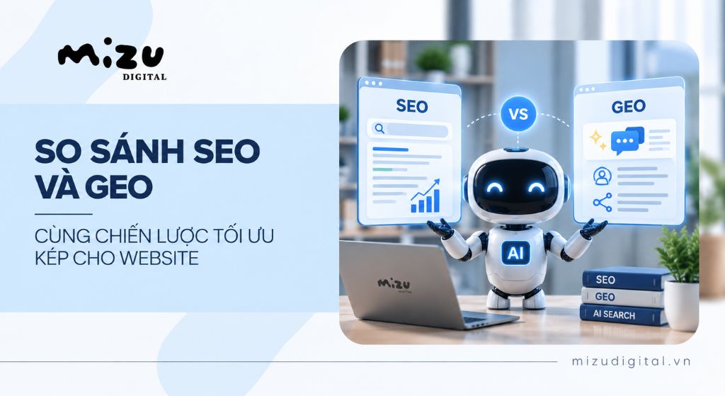 So sánh SEO và GEO cùng chiến lược tối ưu kép cho website