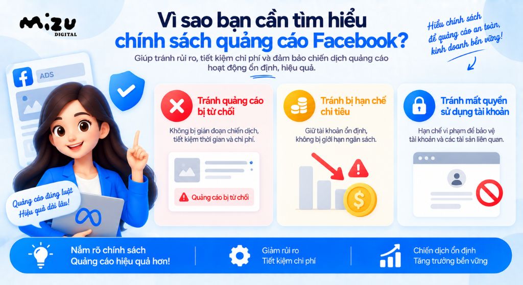 Cần tìm hiểu chính sách quảng cáo Facebook