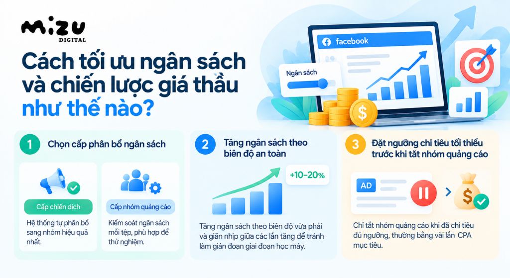 Cách tối ưu ngân sách và chiến lược giá thầu