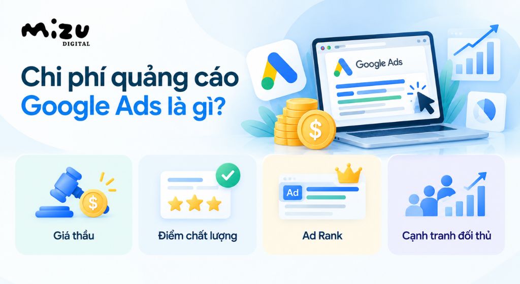 Chi phí quảng cáo Google Ads: Cách tính CPC, CPM & Ngân sách tối thiểu [MỚI NHẤT]