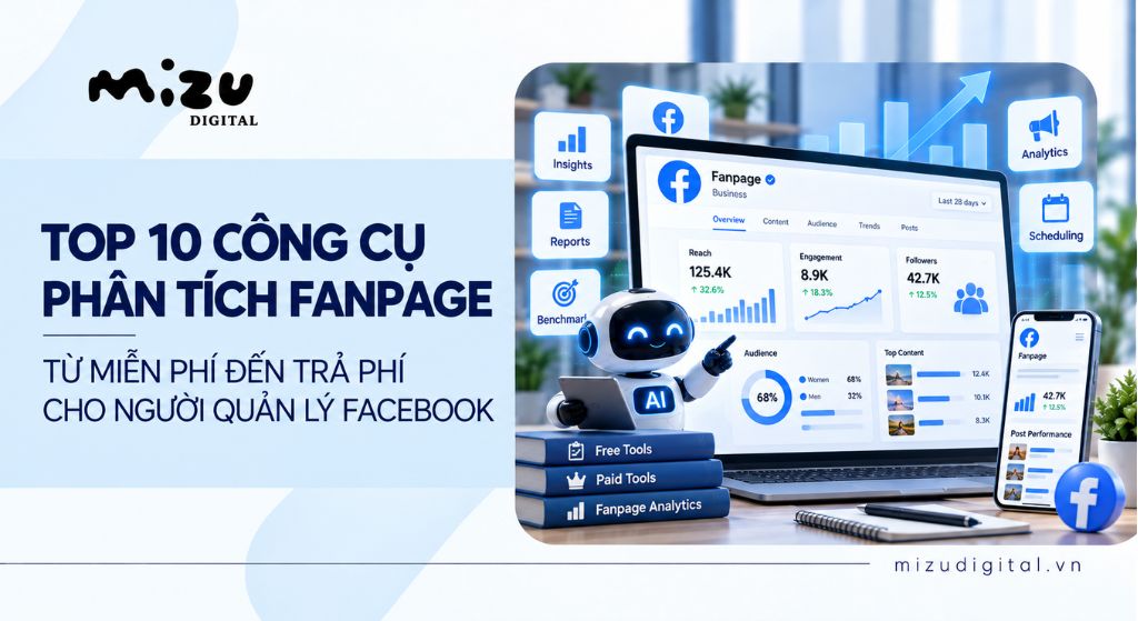 Top 10 công cụ phân tích fanpage từ miễn phí đến trả phí cho người quản lý Facebook