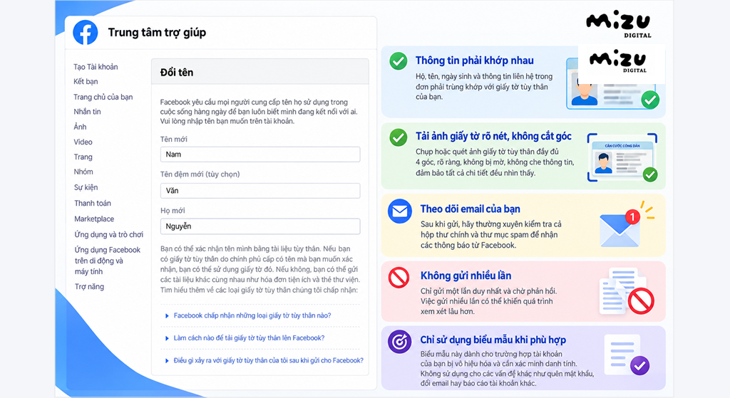 Dùng thông tin khớp giấy tờ, theo dõi email và tránh gửi kháng nghị trùng lặp